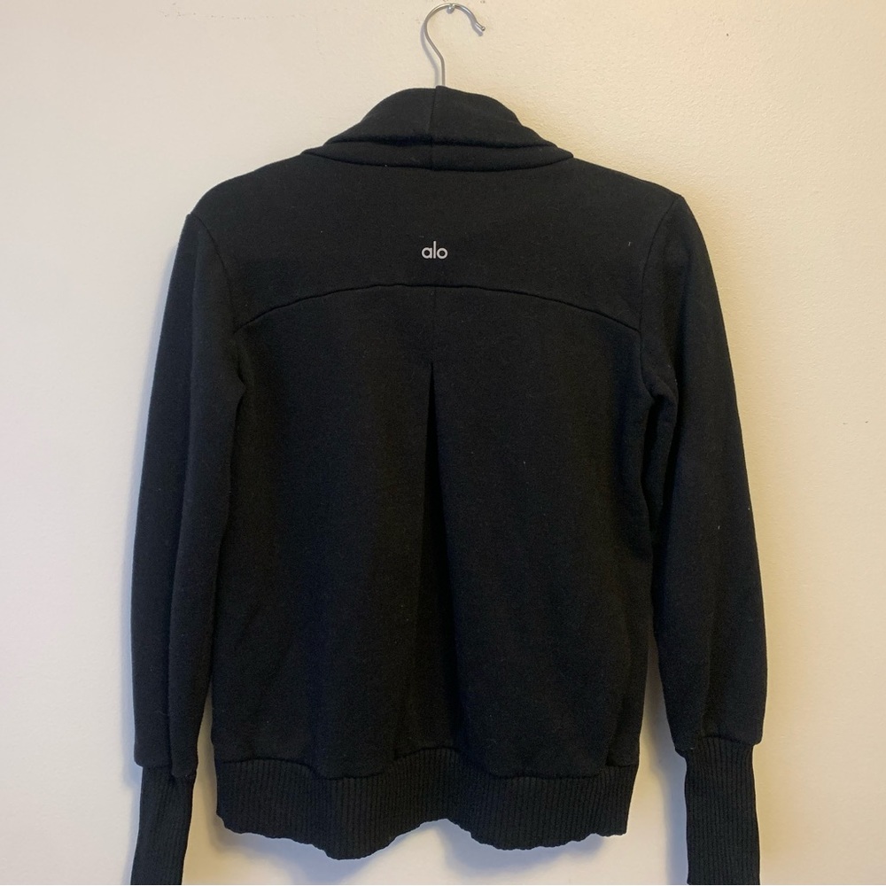 ALO Black Sweatshirt, fits like X-Small